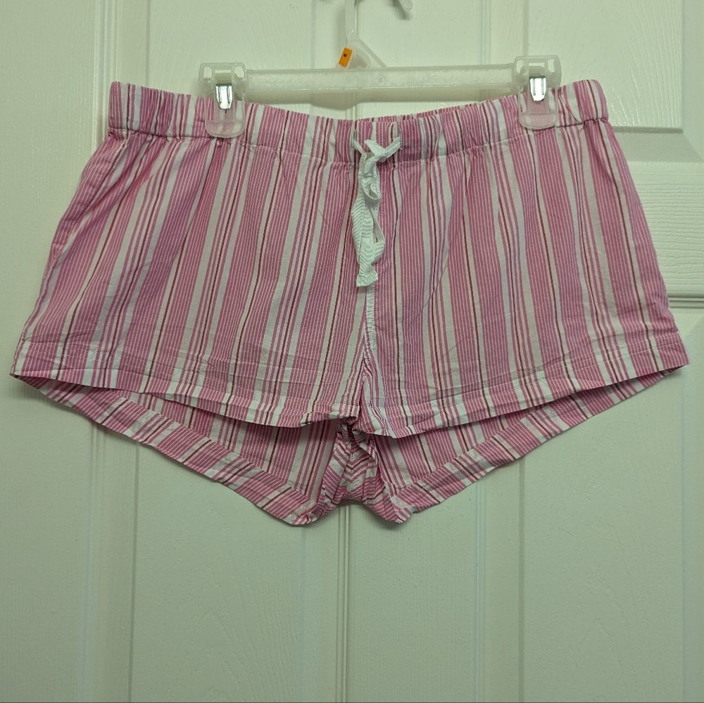 J.Crew Pink Striped pajama shorts - Picture 7 of 7